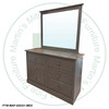 Wormy Maple Rustic Pioneer Dresser 54''W x 37''H x 19''D