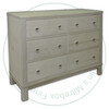 Maple Urbana 6 Drawer Dresser 54''W x 37''H x 19''D