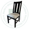 Maple Eastbrook Side Chair With Upholstered Seat
