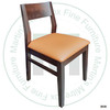 Maple Standford Side Chair With Upholstered Seat