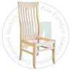 Wormy Maple Athena Dickson Side Chair With Upholstered Seat