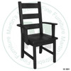 Pine Dakota Ladder Back Arm Chair
