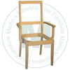 Maple Vangogh Arm Chair With Upholstered Seat