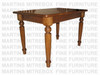 Maple Country Lane Harvest Table Finished In Colonial Sienna PT3002