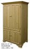 Oak Country Lane TV Wardrobe 24''D x 36''W x 74''H