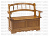 Pine Large Spindle Back Bench