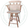 Wormy Maple Captain 30'' Bar Stool Has Wood Seat