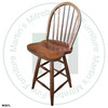 Wormy Maple Plainwood With Swivel 30'' Barstool Has Wood Seat