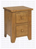 Maple Rough Cut Nightstand 2 Drawers 18''D x 20''W x 28''H