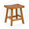 Maple 24'' Saddle Stool 13'' D x 24'' H x 16'' W