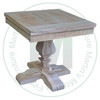Maple Century End Table 24'' Deep x 24'' Wide x 24'' High. End Table Has 1 3/8 Top. ( Texture : Mill sawn. )


