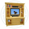 Maple A Series Entertainment Stand 74''W x 81''H x 18''D