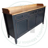 Pine A Series Sideboard 34''H x 68''W x 18''D