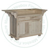 Oak Simplicity Island 30''D x 66''W x 36''H With 2 Drawers And 2 Doors ( With Feet )