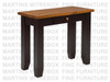 Pine Rough Cut Hall Table With Drawer 14''D x 35''W x 30''H