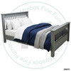 Wormy Maple King Country Cottage Slat Bed

