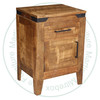 Wormy Maple Kenora Nightstand 16''D x 20''W x 32''H With 1 Drawer And 1 Door