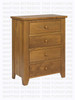 Oak Rough Cut Chest 18''D x 30''W x 43''H