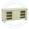 Wormy Maple Dakota Entertainment Unit 19''D x 63''W x 30''H 3 Drawers 2 - 18'' Doors