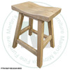 Wormy Maple Yukon 24'' Saddle Stool 12''D x 18''W x 24''H