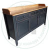 Wormy Maple A Series Sideboard 34''H x 68''W x 18''D