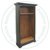 Wormy Maple Pilgrim Rustic Bookcase 13.5''D x 70''H x 34''W