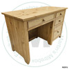Wormy Maple A Series Student Desk 22''D x 46''W x 30''H With 3 Drawers And Square Legs