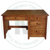 Wormy Maple A Series Student Desk 22''D x 46''W x 30''H With 3 Drawers And Square Legs