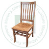 Maple Mini Contour Mission Side Chair Has Wood Seat