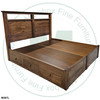 Wormy Maple King Dakota Platform Bed 
