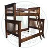 Maple Dakota Bunk Bed Single Over Single