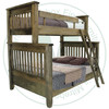 Wormy Maple Dakota Bunk Bed Double Over Queen
