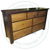 Wormy Maple Dakota 7 Drawer Dresser