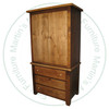 Wormy Maple Dakota Bifold Door Armoire