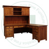 Maple A Series Home Office Desk With 8 Drawers And Hutch