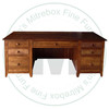 Wormy Maple A Series Home Office Desk With 7 Drawers