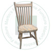 Wormy Maple Rustic Side Chair 18'' Deep x 41'' High x 19'' Wide