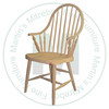 Maple Plainwood Arm Chair Has Wood Seat