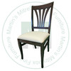 Maple Pomedale Side Chair Has Upholstered Seat