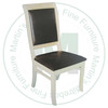 Maple Sleigh Side Chair Has Upholstered Seat