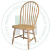 Oak Plainwood Side Chair Has Wood Seat