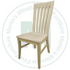 Oak Solomon Side Chair Has Wood Seat