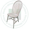 Oak Crab Side Chair Has Wood Seat