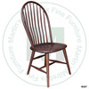 Oak Crab Side Chair Has Wood Seat