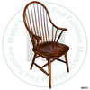 Oak Crab Arm Chair Has Wood Seat