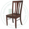 Oak Waldron Side Chair Has Wood Seat