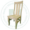 Wormy Maple Thomson Side Chair Has Wood Seat