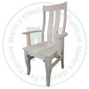 Wormy Maple Thomson Arm Chair Has Wood Seat