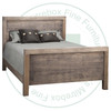 Wormy Maple Baxter King Panel Bed