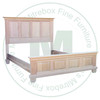 Wormy Maple Florentino Double Bed With Low Footboard